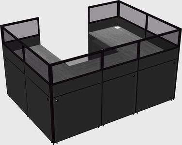 Cabine en u