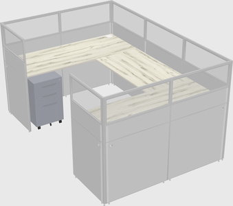 Cabine en u
