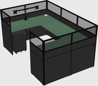Cabine en u