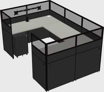 Cabine en u