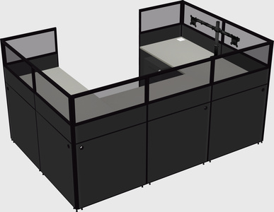 Cabine en u