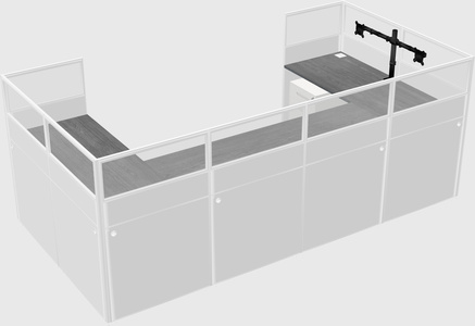 Cabine en u