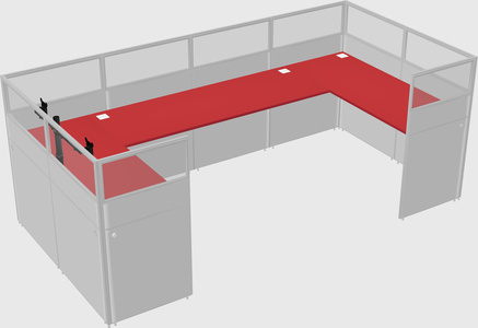 Cabine en u