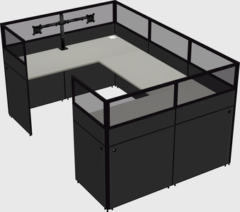 Cabine en u