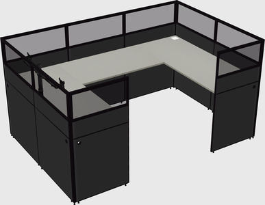 Cabine en u
