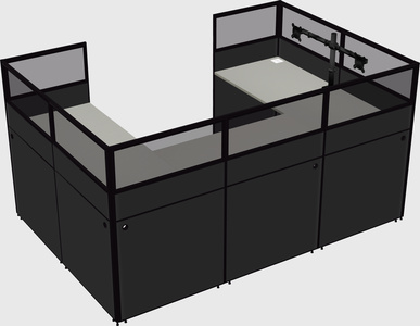 Cabine en u