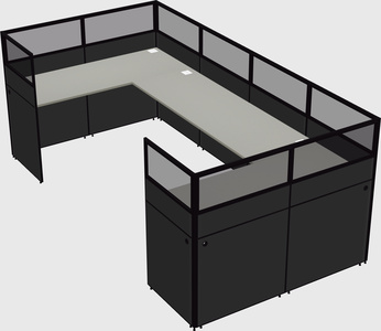 Cabine en u