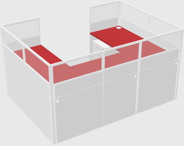 Cabine en u