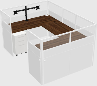 Cabine en u