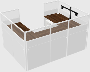 Cabine en u