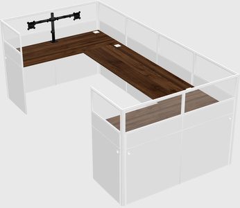 Cabine en u