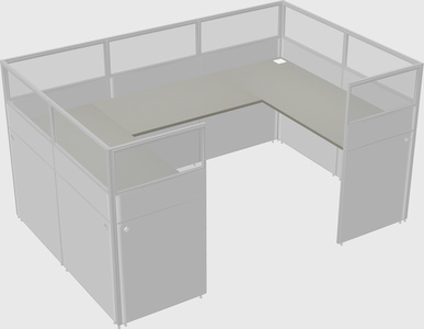 Cabine en u