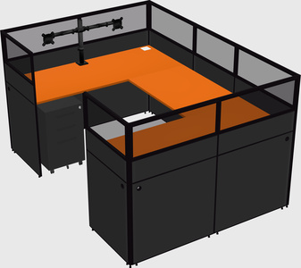 Cabine en u