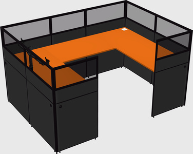 Cabine en u