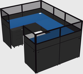 Cabine en u