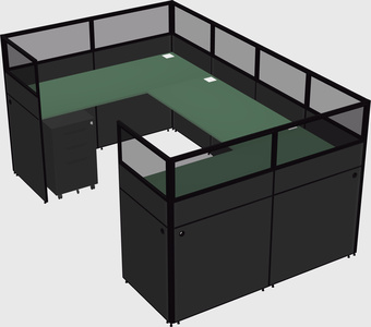 Cabine en u