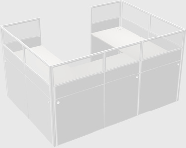 Cabine en u