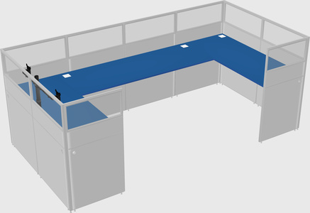 Cabine en u