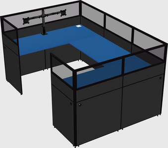 Cabine en u