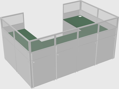 Cabine en u