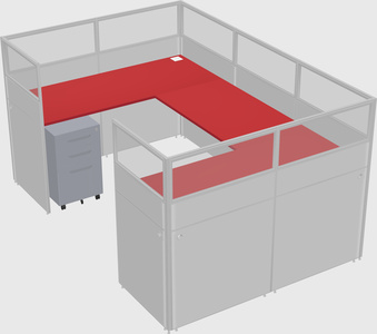 Cabine en u