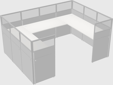 Cabine en u
