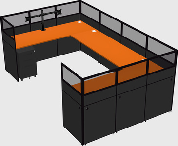 Cabine en u