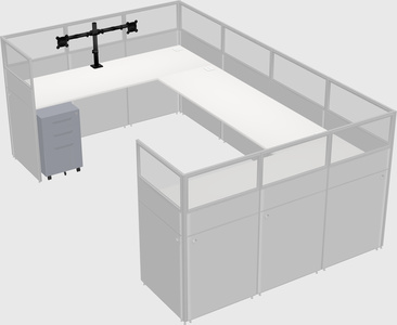 Cabine en u