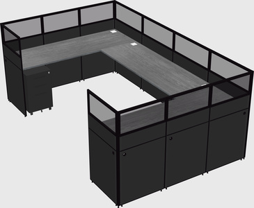 Cabine en u