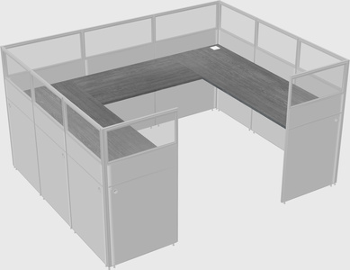 Cabine en u