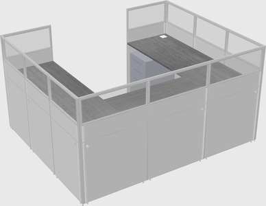 Cabine en u
