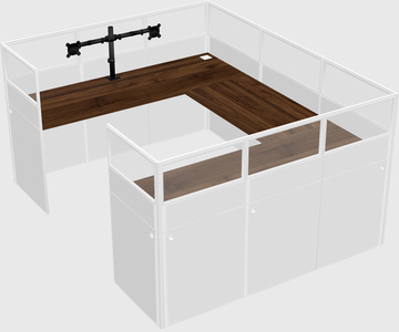 Cabine en u