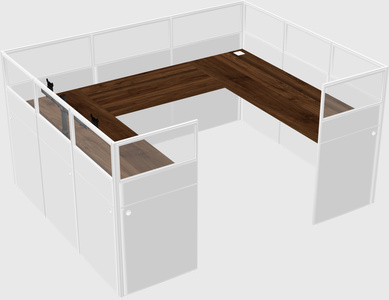 Cabine en u