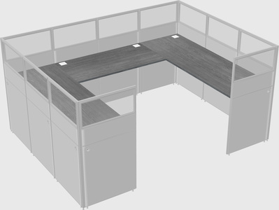 Cabine en u