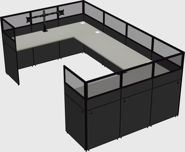 Cabine en u