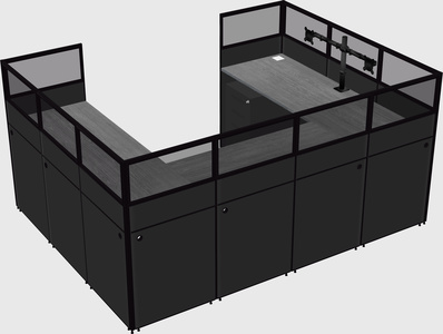 Cabine en u