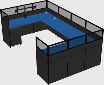 Cabine en u