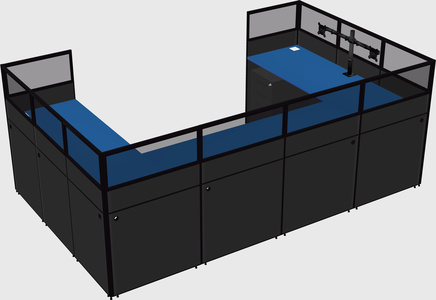 Cabine en u