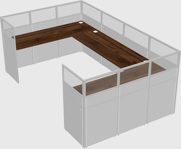 Cabine en u
