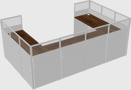 Cabine en u