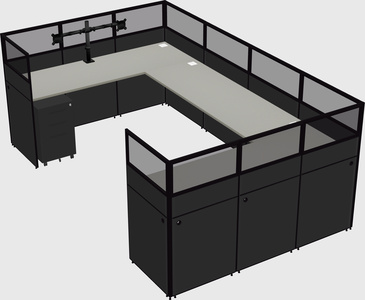 Cabine en u