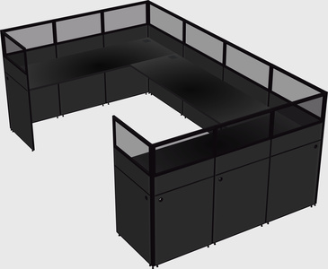 Cabine en u
