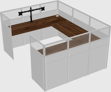 Cabine en u