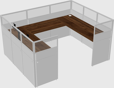 Cabine en u