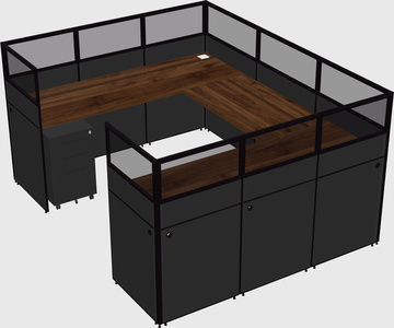 Cabine en u