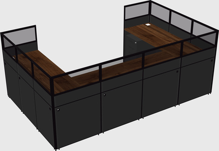 Cabine en u