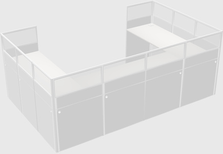 Cabine en u