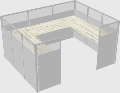 Cabine en u