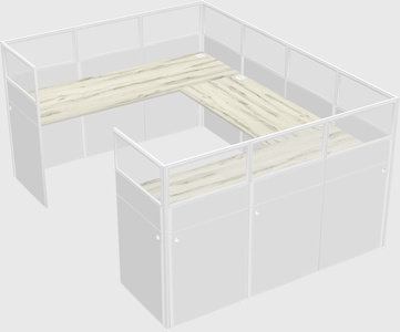 Cabine en u