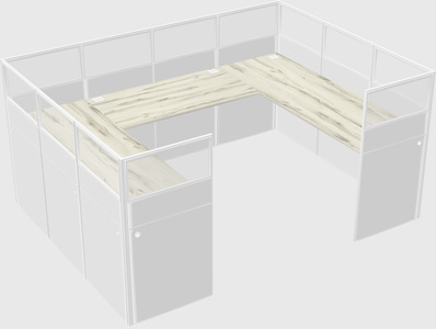 Cabine en u